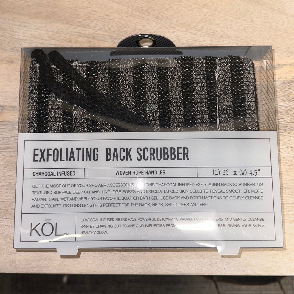 KOL Exfoliating back scrubber